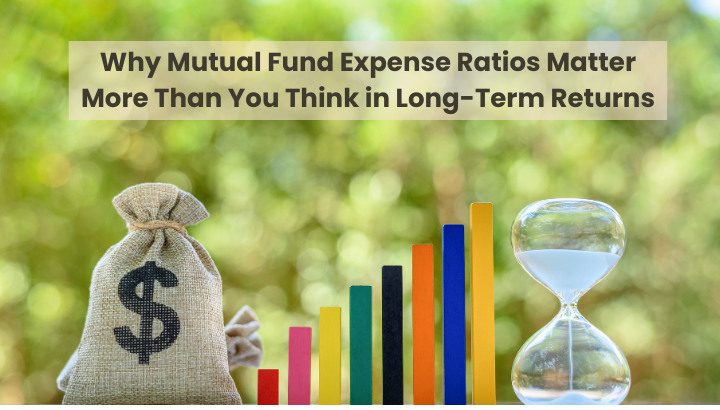 How does the expense ratio affect long-term mutual fund returns